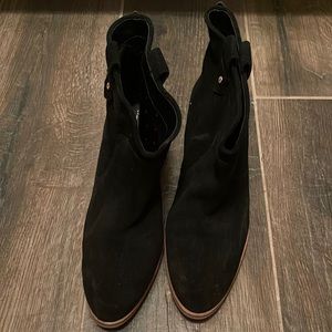 Cole Haan black suede boot size 9
